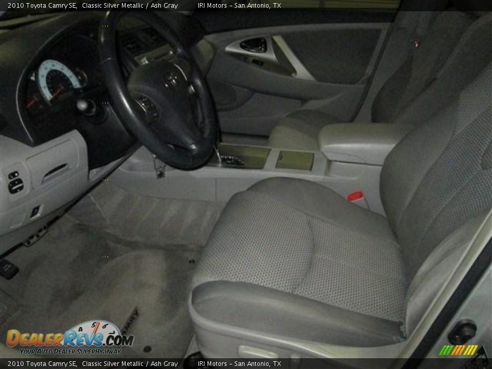 2010 Toyota Camry SE Classic Silver Metallic / Ash Gray Photo #10