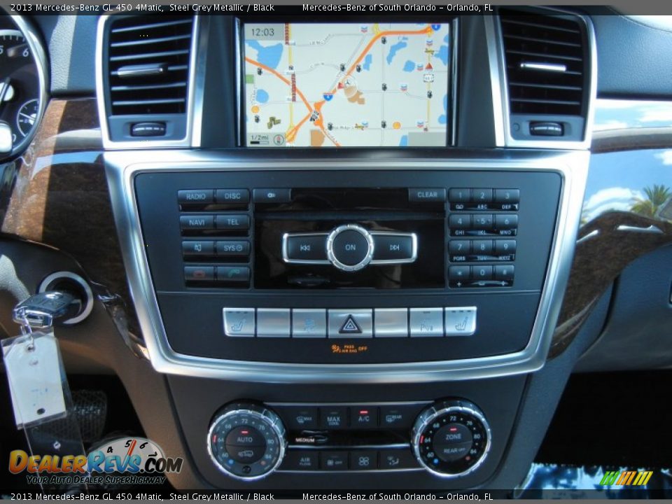 2013 Mercedes-Benz GL 450 4Matic Steel Grey Metallic / Black Photo #12