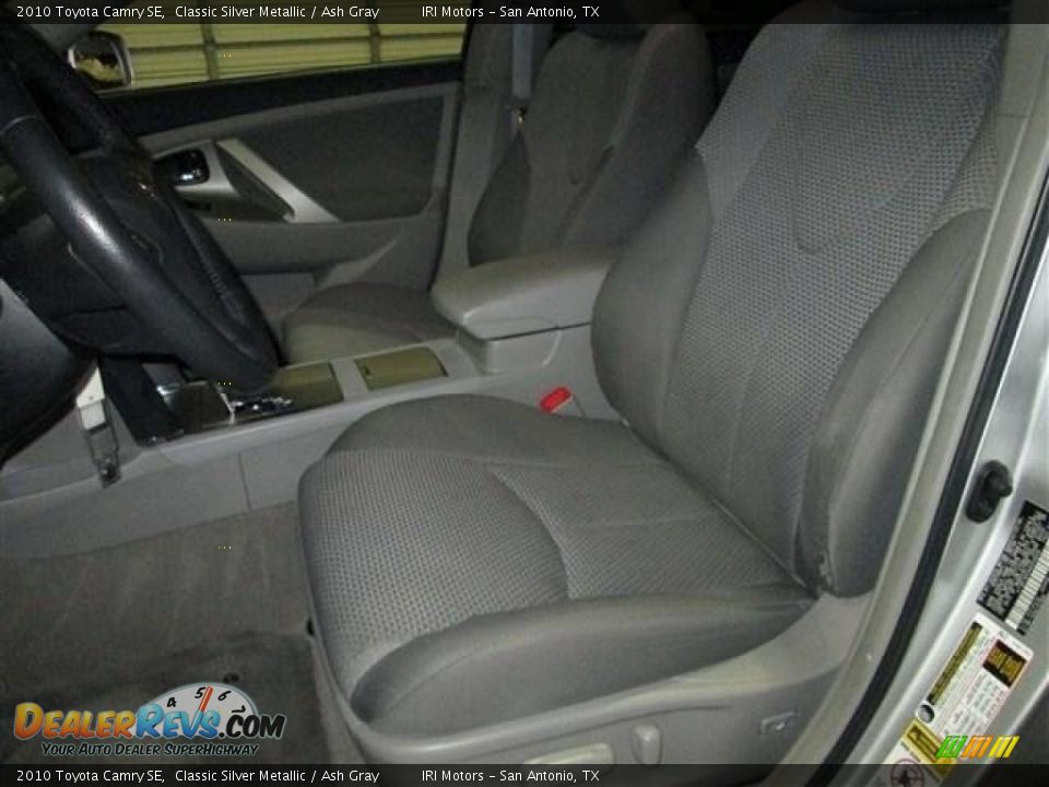 2010 Toyota Camry SE Classic Silver Metallic / Ash Gray Photo #11