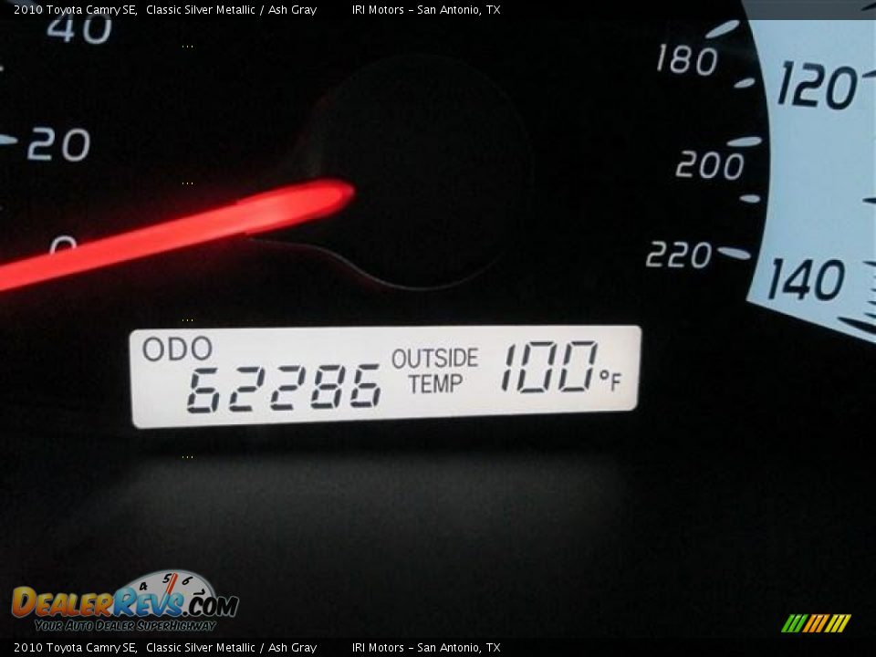 2010 Toyota Camry SE Classic Silver Metallic / Ash Gray Photo #12