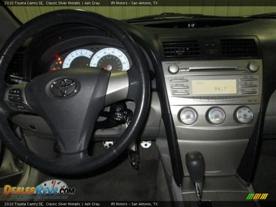 2010 Toyota Camry SE Classic Silver Metallic / Ash Gray Photo #13