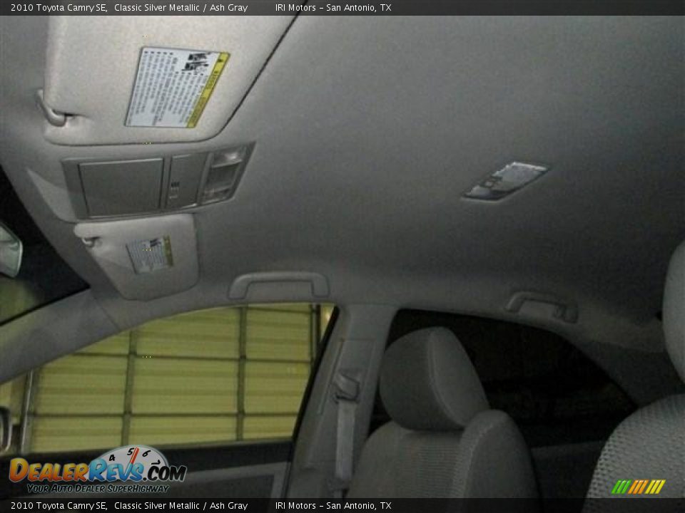 2010 Toyota Camry SE Classic Silver Metallic / Ash Gray Photo #16