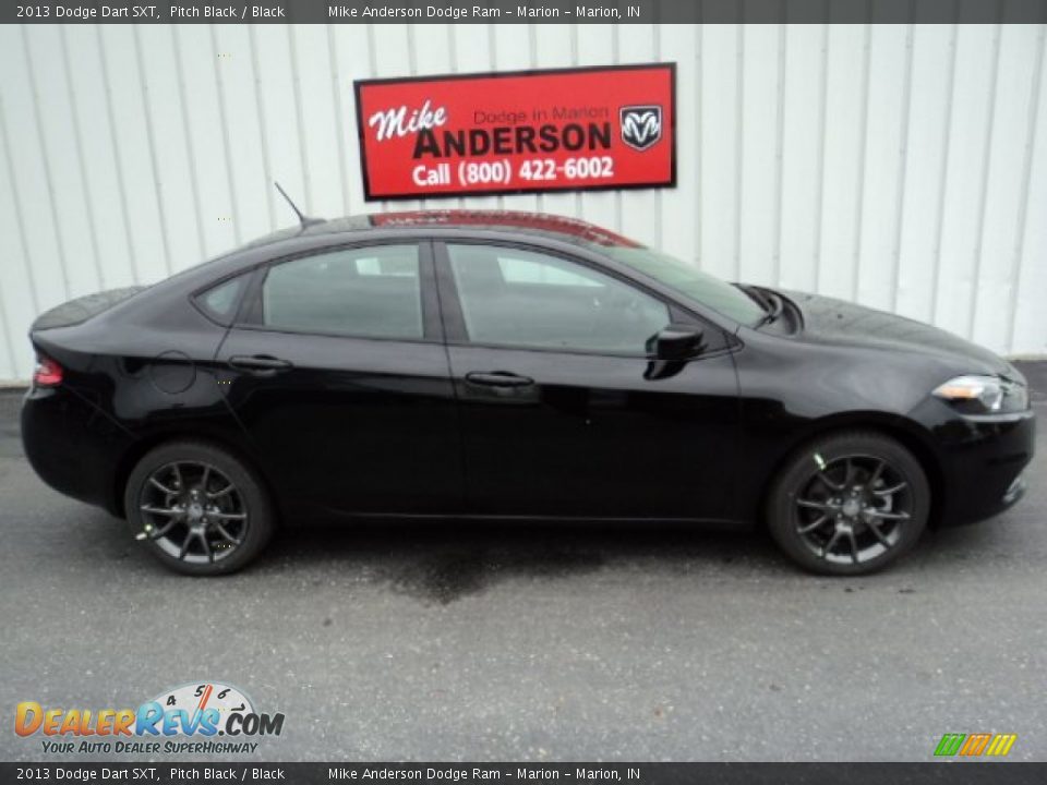 2013 Dodge Dart SXT Pitch Black / Black Photo #2