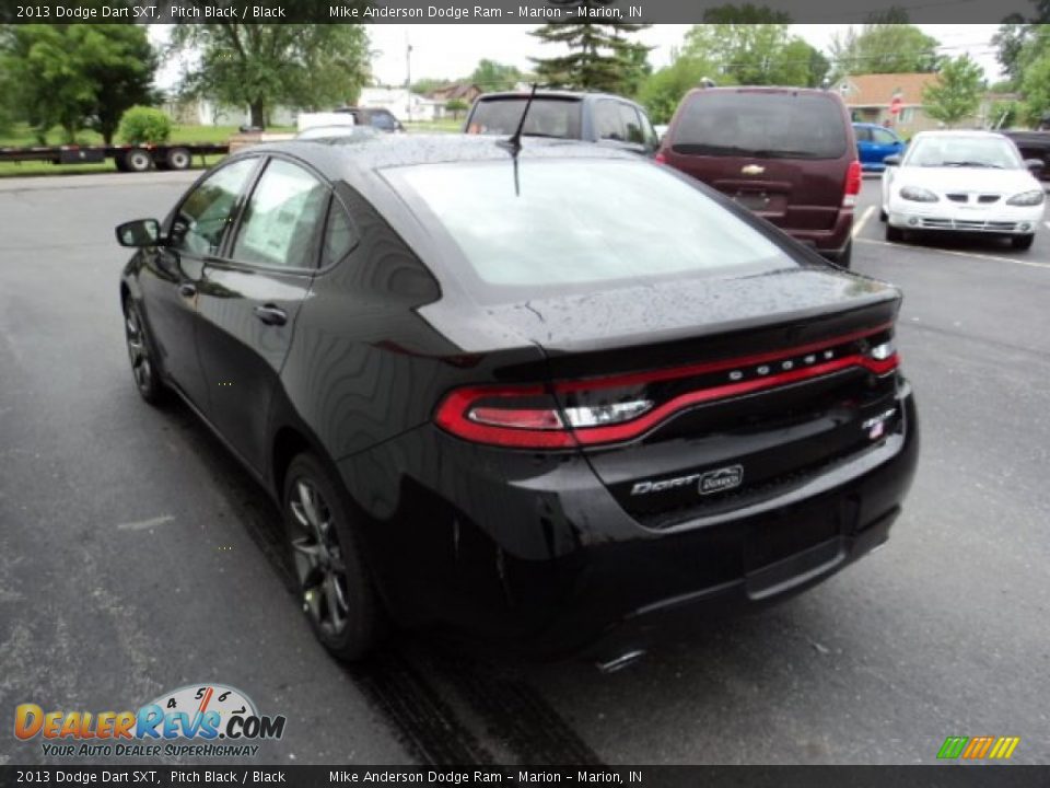 2013 Dodge Dart SXT Pitch Black / Black Photo #3