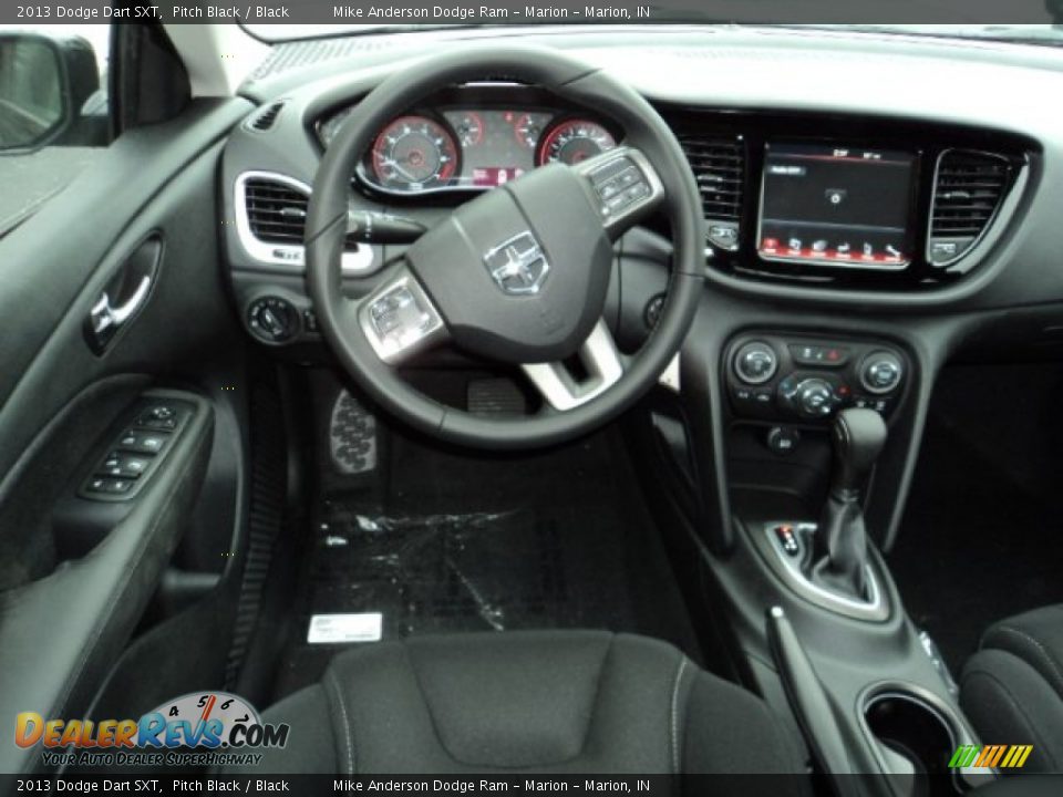 2013 Dodge Dart SXT Pitch Black / Black Photo #4