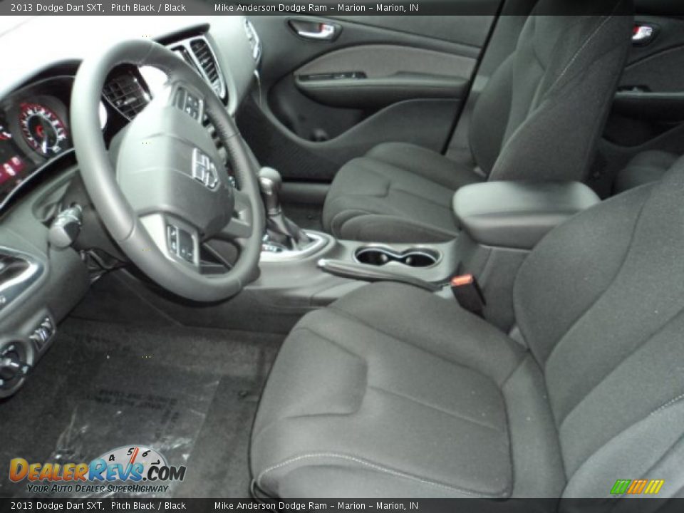 2013 Dodge Dart SXT Pitch Black / Black Photo #5