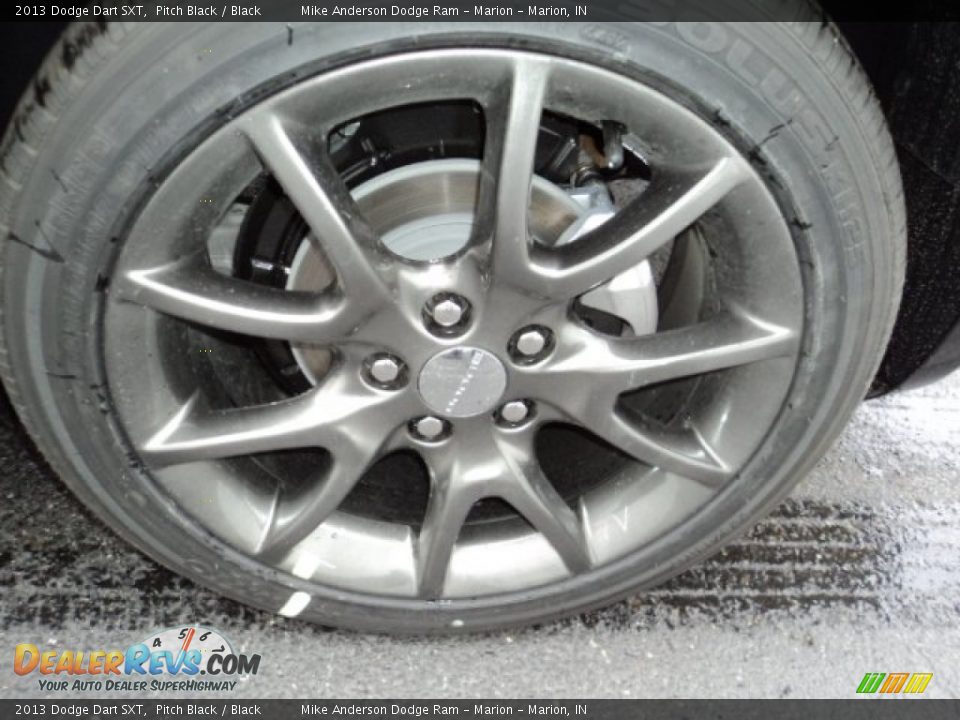 2013 Dodge Dart SXT Pitch Black / Black Photo #10