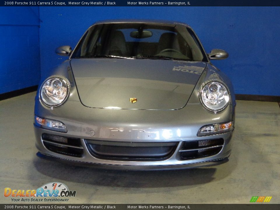 2008 Porsche 911 Carrera S Coupe Meteor Grey Metallic / Black Photo #2