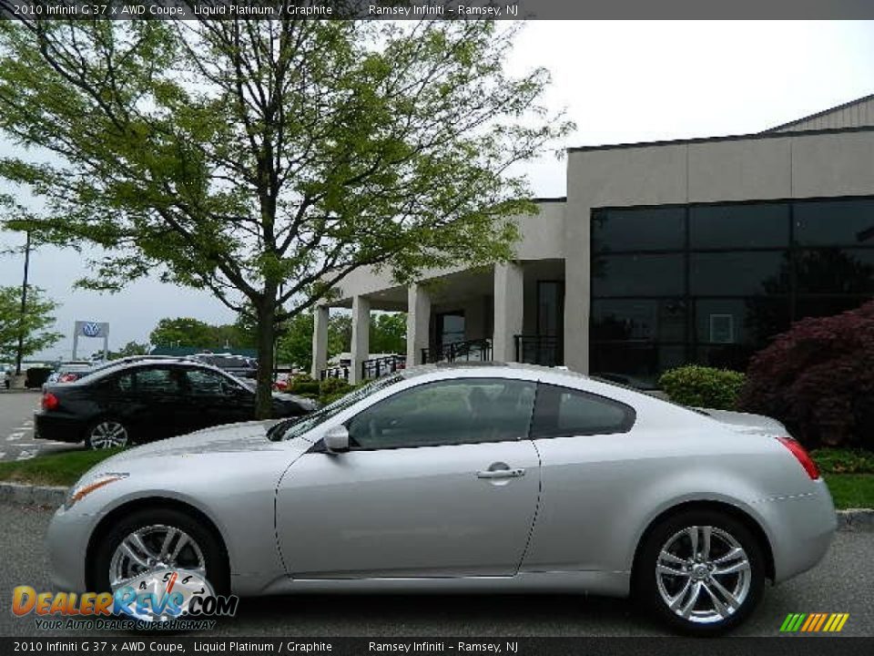 Liquid Platinum 2010 Infiniti G 37 x AWD Coupe Photo #3