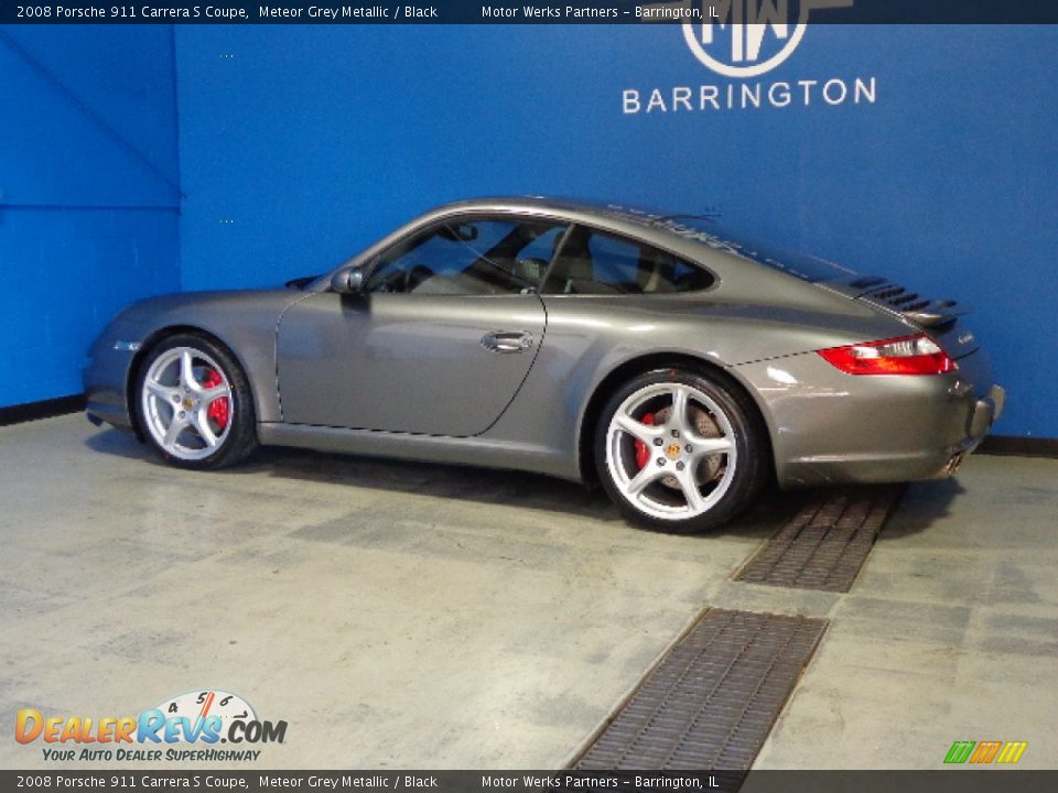 2008 Porsche 911 Carrera S Coupe Meteor Grey Metallic / Black Photo #5