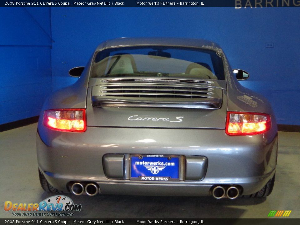 2008 Porsche 911 Carrera S Coupe Meteor Grey Metallic / Black Photo #7