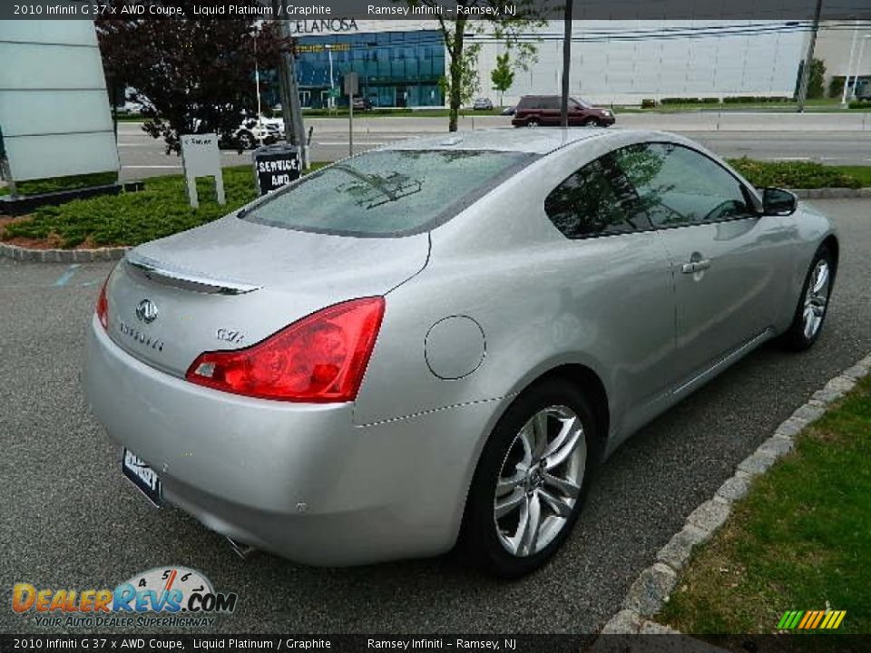 2010 Infiniti G 37 x AWD Coupe Liquid Platinum / Graphite Photo #7