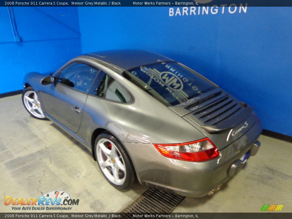 2008 Porsche 911 Carrera S Coupe Meteor Grey Metallic / Black Photo #11