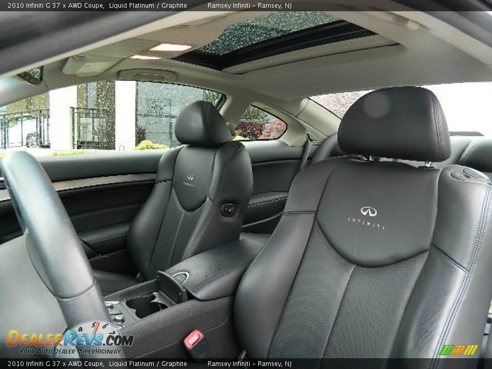 2010 Infiniti G 37 x AWD Coupe Liquid Platinum / Graphite Photo #11