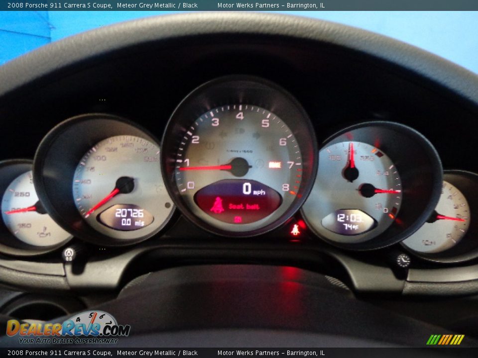 2008 Porsche 911 Carrera S Coupe Gauges Photo #25