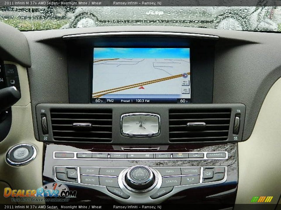 2011 Infiniti M 37x AWD Sedan Moonlight White / Wheat Photo #18