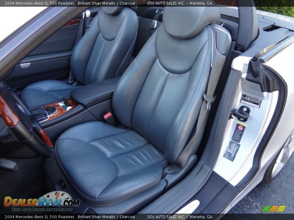 Front Seat of 2004 Mercedes-Benz SL 500 Roadster Photo #7