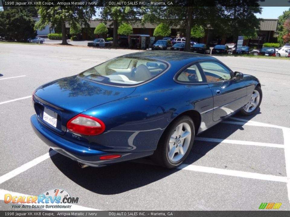 1998 Jaguar XK XK8 Coupe Antigua Metallic / Ivory Photo #4
