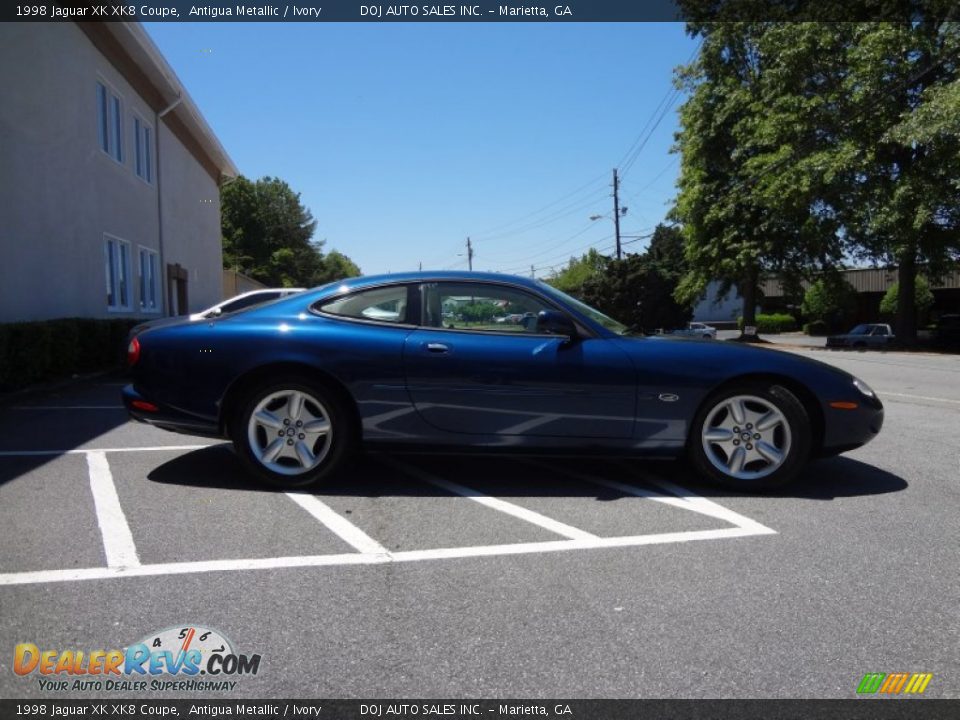 1998 Jaguar XK XK8 Coupe Antigua Metallic / Ivory Photo #14