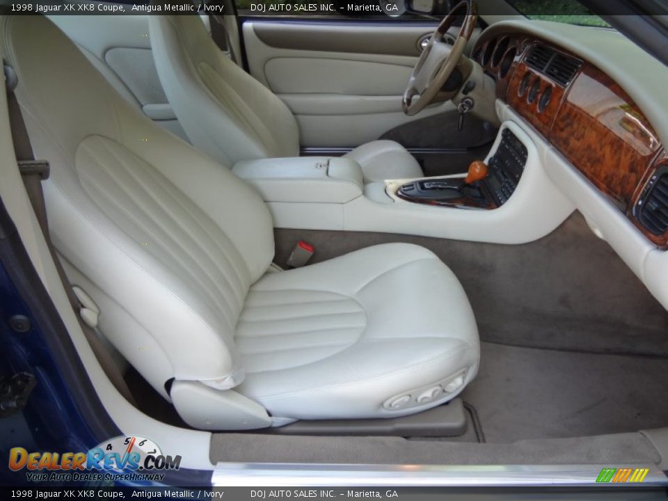 1998 Jaguar XK XK8 Coupe Antigua Metallic / Ivory Photo #16