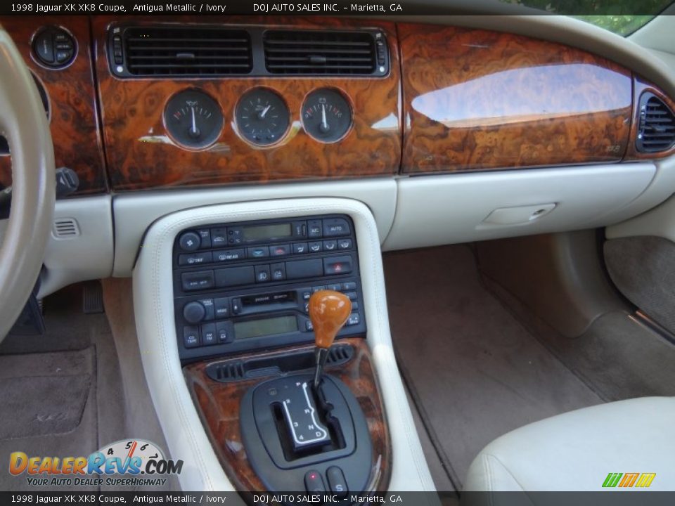 1998 Jaguar XK XK8 Coupe Antigua Metallic / Ivory Photo #18