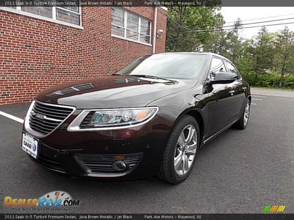 2011 Saab 9-5 Turbo4 Premium Sedan Java Brown Metallic / Jet Black Photo #1