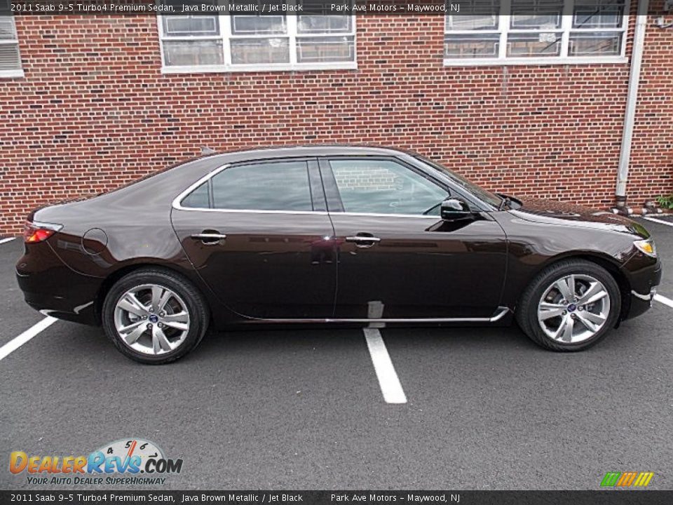 Java Brown Metallic 2011 Saab 9-5 Turbo4 Premium Sedan Photo #7