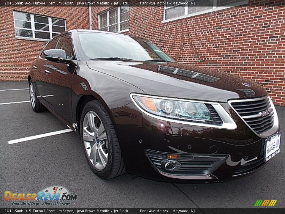 2011 Saab 9-5 Turbo4 Premium Sedan Java Brown Metallic / Jet Black Photo #8