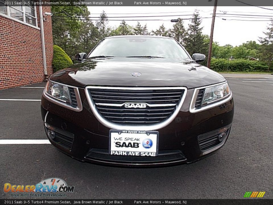 2011 Saab 9-5 Turbo4 Premium Sedan Java Brown Metallic / Jet Black Photo #9
