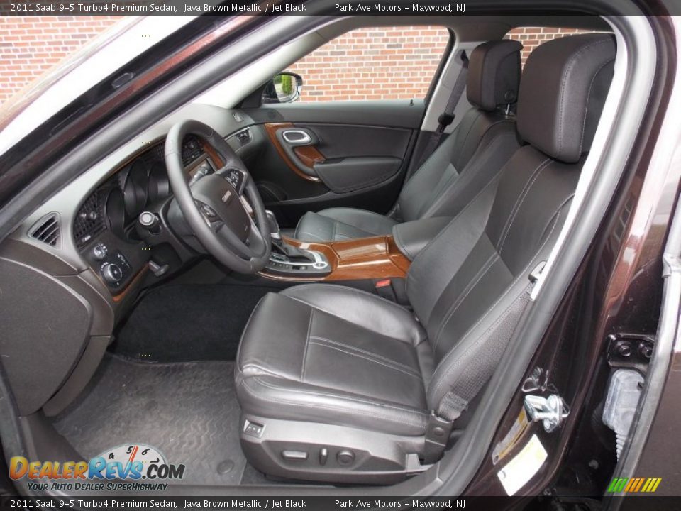 Jet Black Interior - 2011 Saab 9-5 Turbo4 Premium Sedan Photo #12