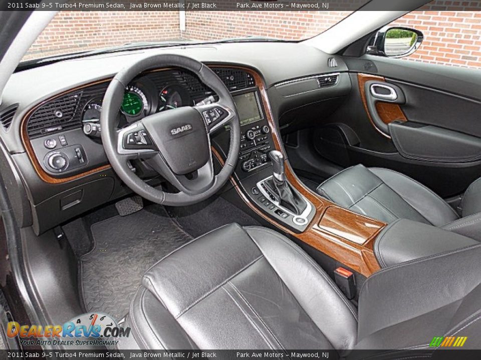 Jet Black Interior - 2011 Saab 9-5 Turbo4 Premium Sedan Photo #13