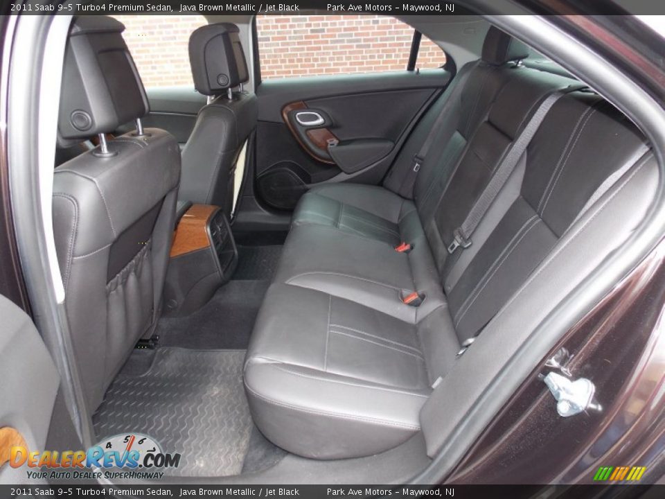 Rear Seat of 2011 Saab 9-5 Turbo4 Premium Sedan Photo #23