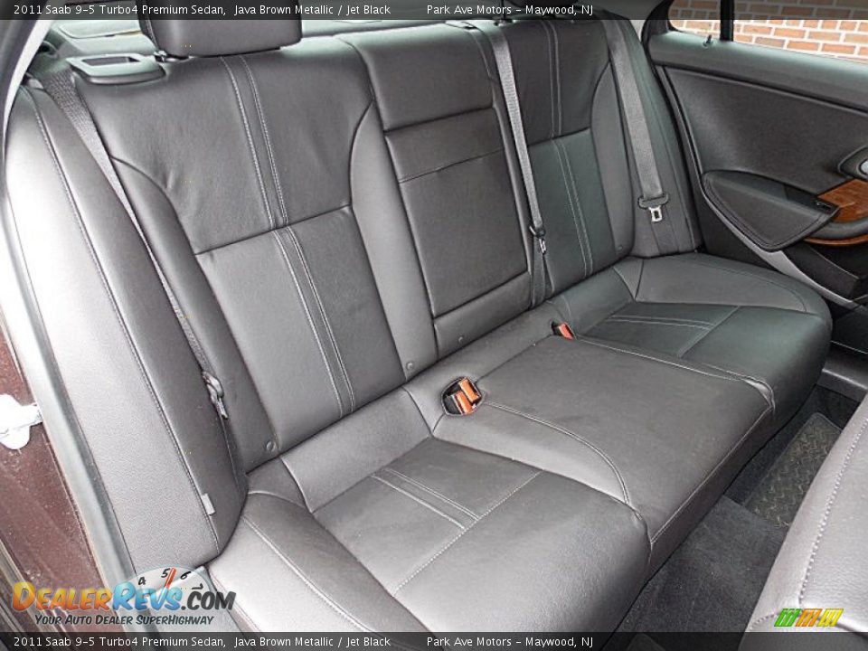 Rear Seat of 2011 Saab 9-5 Turbo4 Premium Sedan Photo #28