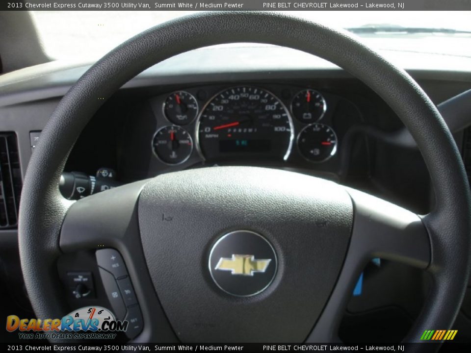 2013 Chevrolet Express Cutaway 3500 Utility Van Summit White / Medium Pewter Photo #17