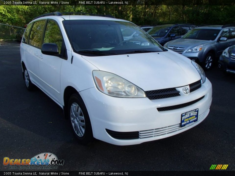 2005 Toyota Sienna LE Natural White / Stone Photo #3