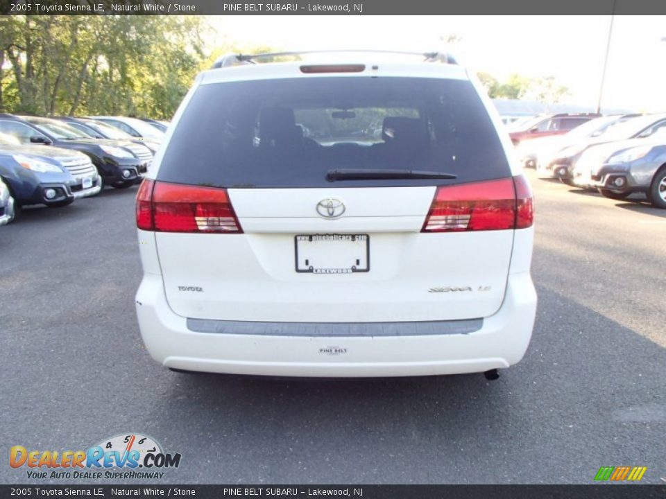 2005 Toyota Sienna LE Natural White / Stone Photo #5