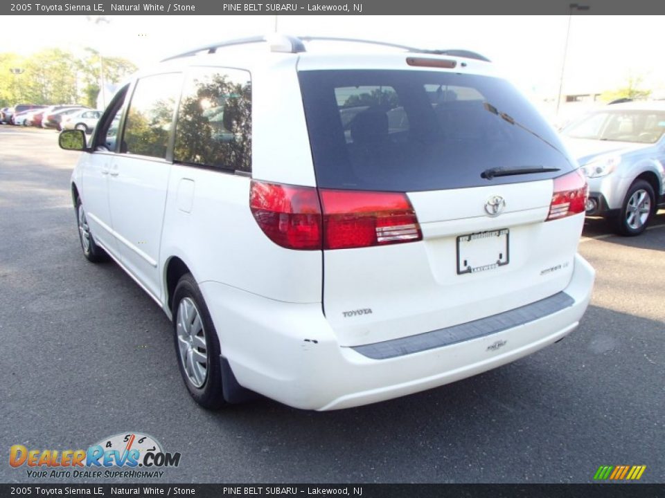 2005 Toyota Sienna LE Natural White / Stone Photo #6