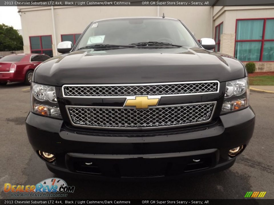 2013 Chevrolet Suburban LTZ 4x4 Black / Light Cashmere/Dark Cashmere Photo #10