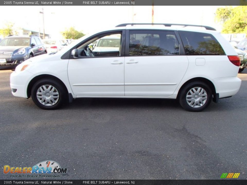 2005 Toyota Sienna LE Natural White / Stone Photo #8