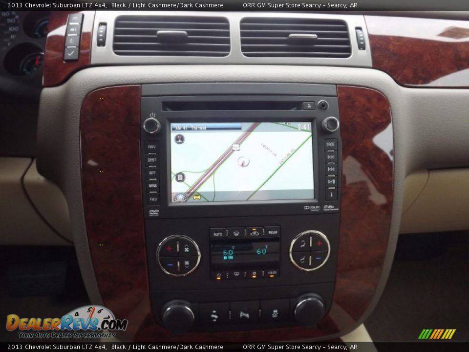 2013 Chevrolet Suburban LTZ 4x4 Black / Light Cashmere/Dark Cashmere Photo #12