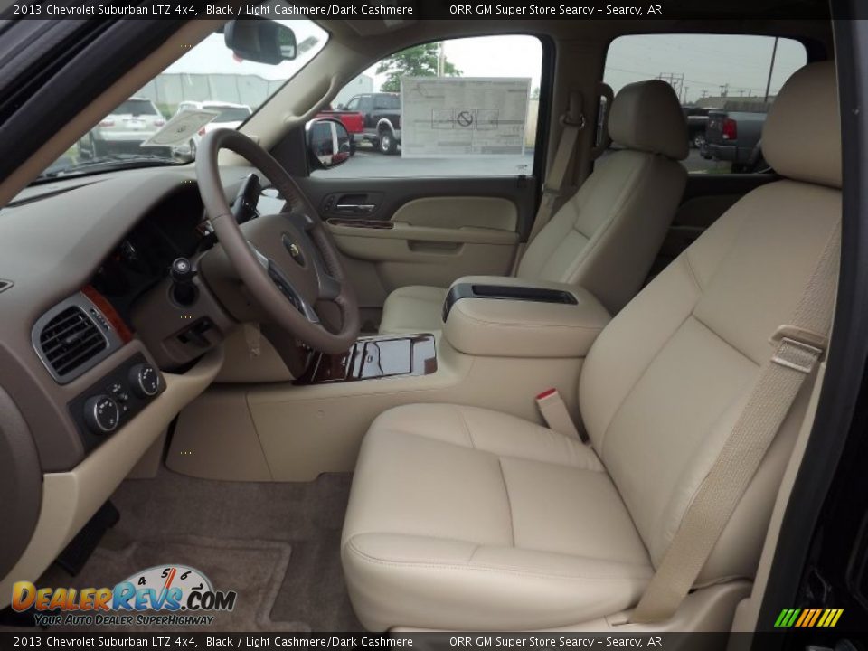 2013 Chevrolet Suburban LTZ 4x4 Black / Light Cashmere/Dark Cashmere Photo #13