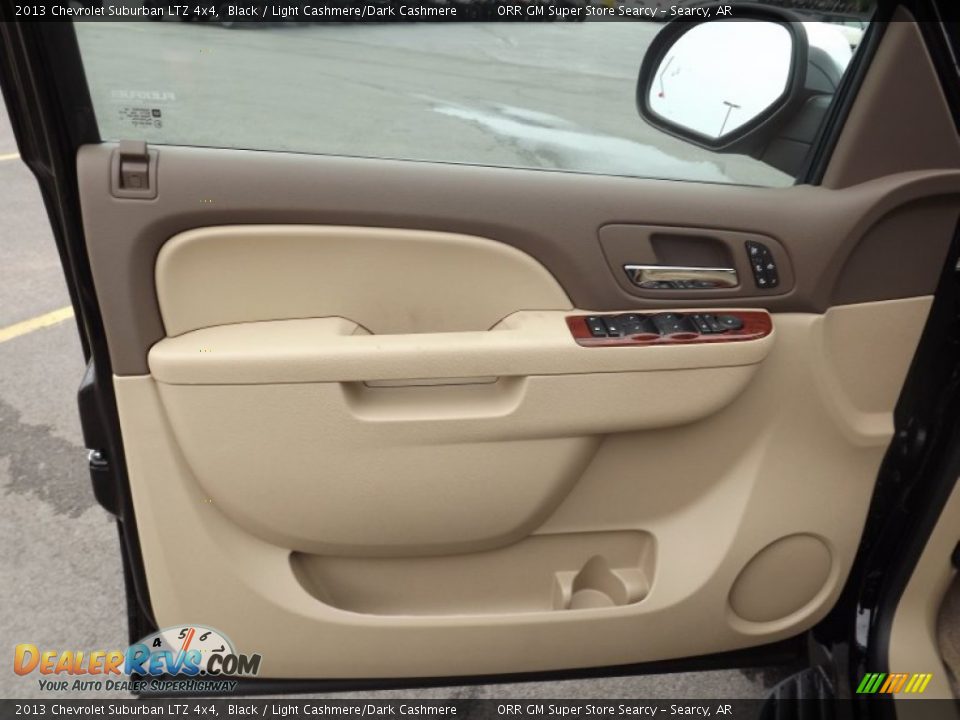 2013 Chevrolet Suburban LTZ 4x4 Black / Light Cashmere/Dark Cashmere Photo #15