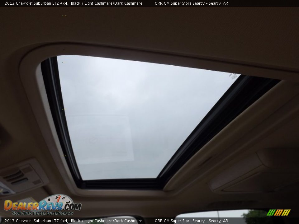 2013 Chevrolet Suburban LTZ 4x4 Black / Light Cashmere/Dark Cashmere Photo #16