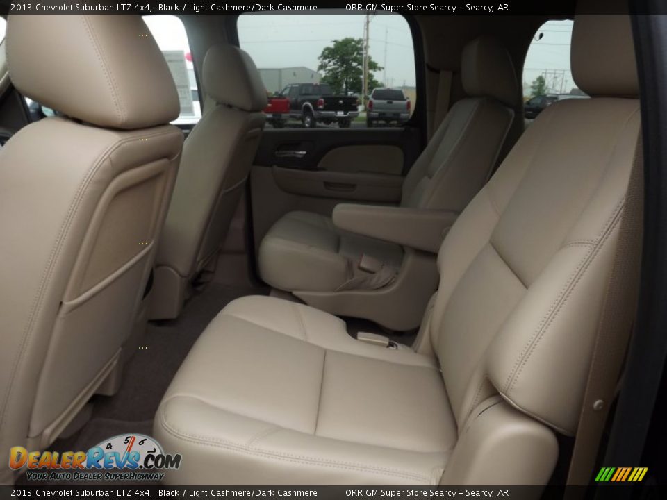 2013 Chevrolet Suburban LTZ 4x4 Black / Light Cashmere/Dark Cashmere Photo #17