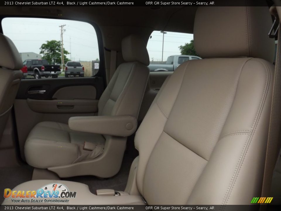 2013 Chevrolet Suburban LTZ 4x4 Black / Light Cashmere/Dark Cashmere Photo #18