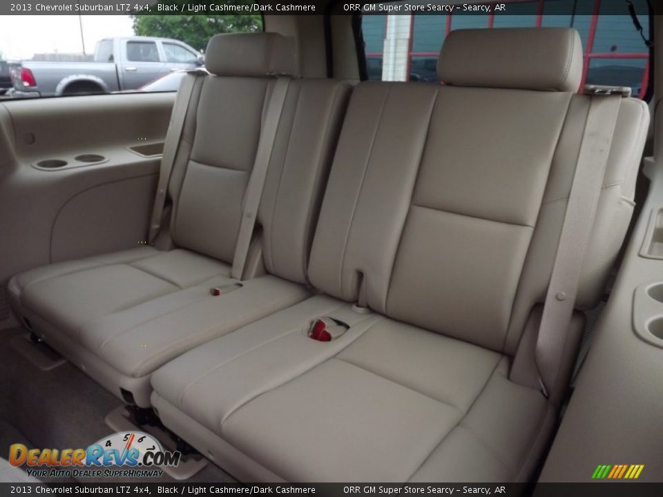 2013 Chevrolet Suburban LTZ 4x4 Black / Light Cashmere/Dark Cashmere Photo #22
