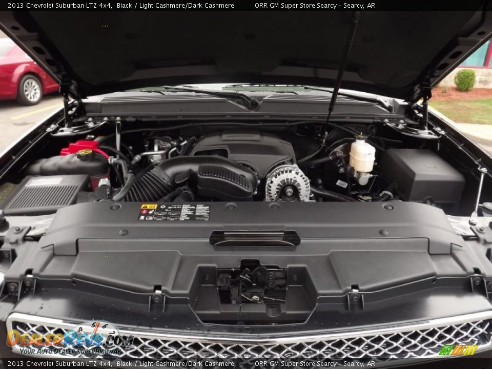 2013 Chevrolet Suburban LTZ 4x4 Black / Light Cashmere/Dark Cashmere Photo #24