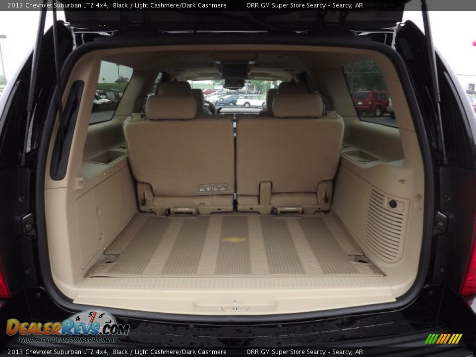2013 Chevrolet Suburban LTZ 4x4 Black / Light Cashmere/Dark Cashmere Photo #25