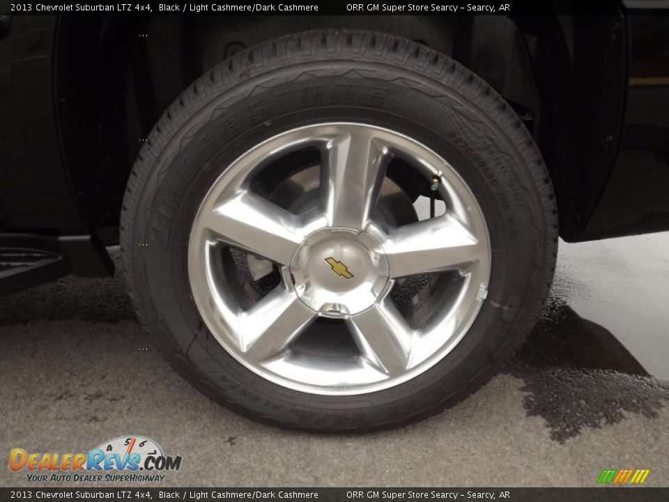 2013 Chevrolet Suburban LTZ 4x4 Black / Light Cashmere/Dark Cashmere Photo #27