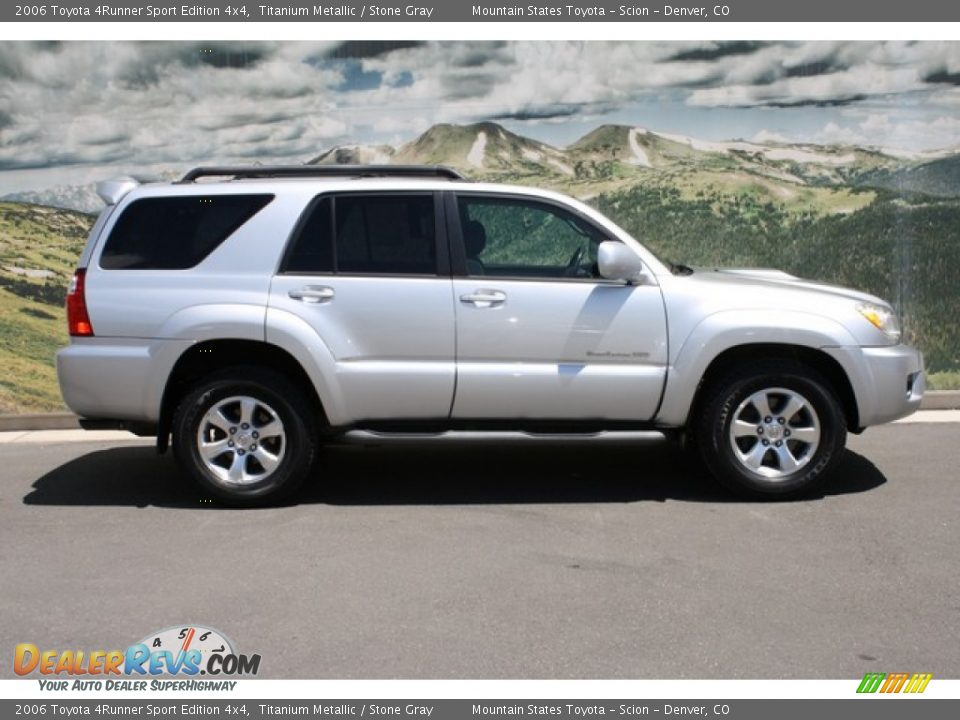 2006 Toyota 4Runner Sport Edition 4x4 Titanium Metallic / Stone Gray Photo #2